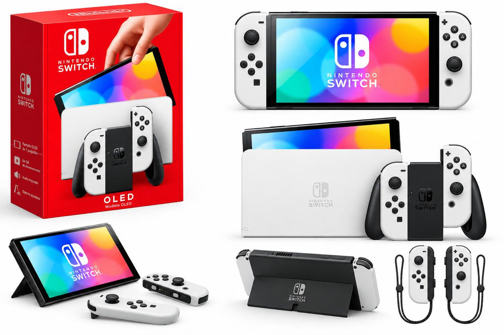 Nintendo Switch OLED Blanco/Negro 64 GB