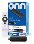 Dispositivo de Streaming Onn. Google TV Full HD con Chromecast y Control por Voz
